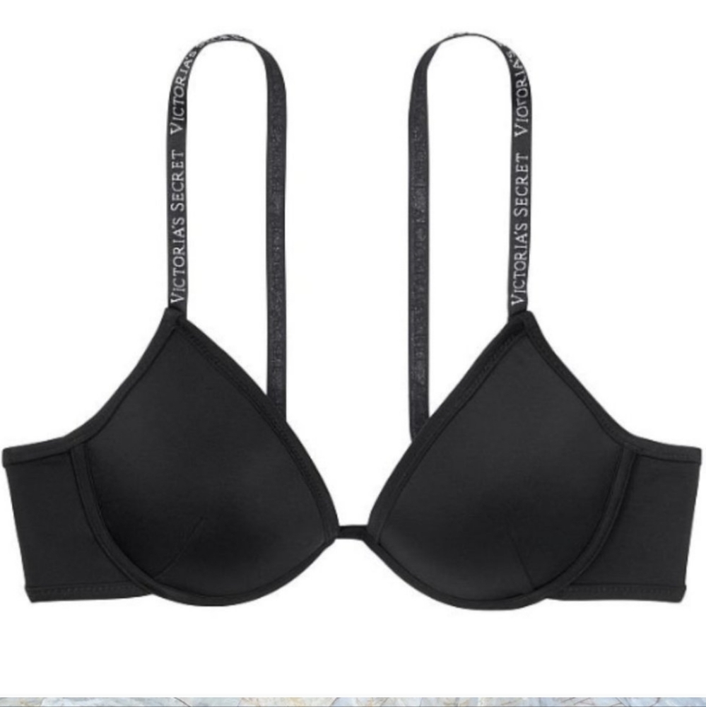 VICTORIA SECRET Malibu Fabulous Logo Strap Push-Up Top 36DD